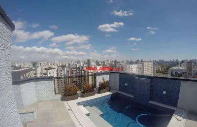 Cobertura com 3 dormitórios à venda, 192 m² por r$ 3.000.000,00 - moema - são paulo/sp