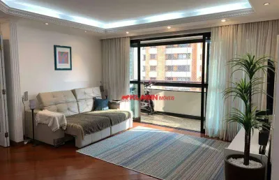 * apartamento com 117m² de área privativa de 3 dormitórios sendo 1 suíte e 3 vagas de garagem - prédio com lazer em excelente localização no klabin *