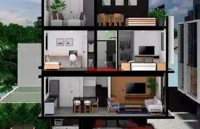 Casa em condomínio fechado, campo belo, 2 suítes, cobertura , 2 vagas