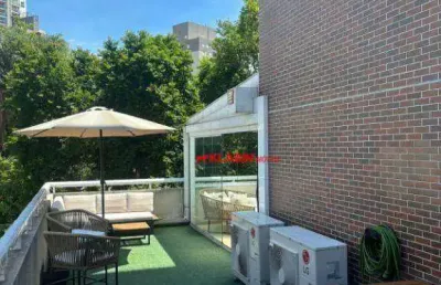 Apartamento garden com 1 dormitório à venda, 148 m² por r$ 1.895.000 - vila mariana - são paulo/sp