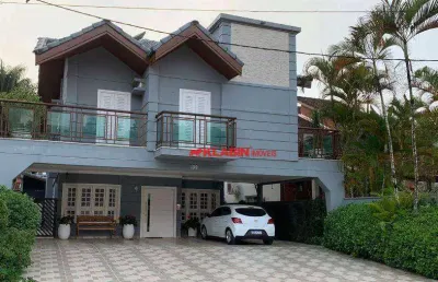 Sobrado com 5 dormitórios à venda, 346 m² por r$ 3.500.000,00 - riviera de são lourenço - bertioga/sp