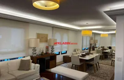 Apartamento com 3 dormitórios para alugar, 170 m² por r$ 20.100,00/mês - moema - são paulo/sp