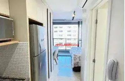 # studio novo, recém entregue, totalmente mobiliado, pronto para morar - excelente localização bem próximo ao metrô ana rosa.