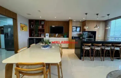 Apartamento com 3 dormitórios à venda, 160 m² por r$ 2.690.000,00 - chácara inglesa - são paulo/sp