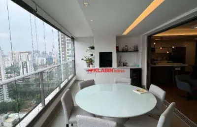 Apartamento 2 dormitórios, 2 suítes, 128 m², 3 vagas – próximo ao metrô campo belo
