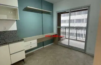 Apartamento de 1 dormitório com 39m² de área útil - prédio com lazer no rooftop - sem vaga de garagem - bom local próximo à 3 estações de metrô