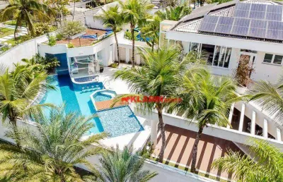 Casa com 6 dormitórios à venda, 680 m² por r$ 4.400.000,00 - acapulco - guarujá/sp