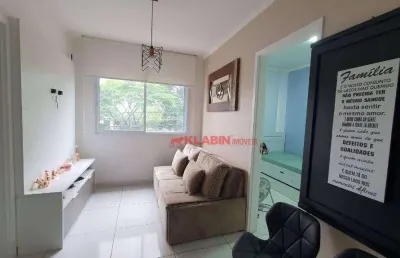 Apartamento com 2 dormitórios para alugar, 37 m² por r$ 3.000,00/mês - cambuci - são paulo/sp