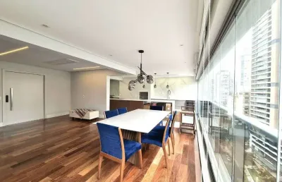Apartamento alto padrão com 192m² de área útil - 3 quartos sendo 3 suítes com 4 vagas de garagem + depósito - lazer completo - nobre campo belo
