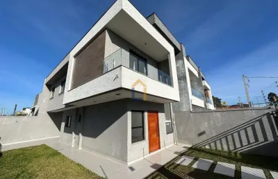Lindo sobrado novo 3 quartos no capão da imbuia 132 m²