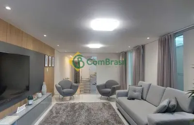 Ótimo sobrado reformado com área gourmet na vila suissa - mogi das cruzes-sp