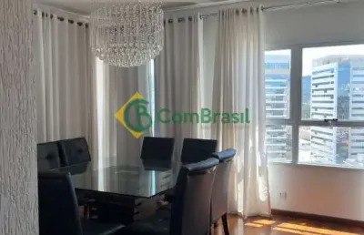 Apartamento locação vila oliveira andar alto 4 suítes 4 vagas lavabo 4 vagas cobertas arts garden 5 banheiros