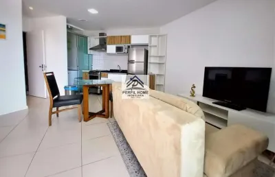 Apartamento mobiliado para venda, caminho das arvores, 1 dormitório, 1 suíte, 1 banheiro, 1 vaga