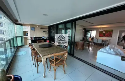 Apartamento para venda em salvador, horto florestal, 4 dormitórios, 4 suítes, 5 banheiros, 4 vagas