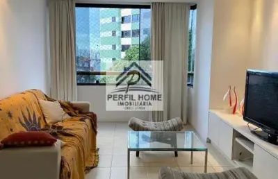 Apartamento mobiliado para venda em salvador, candeal, 2 dormitórios, 1 suíte, 3 banheiros, 2 vagas