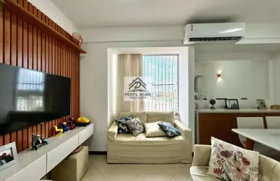 Apartamento mobiliado para venda em salvador, engenho velho de brotas, 2 dormitórios, 1 banheiro, 1 vaga