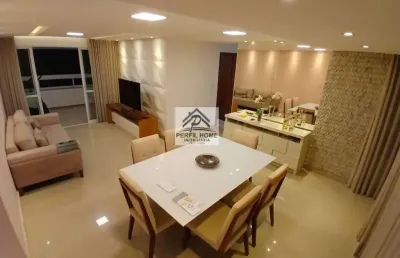 Apartamento mobiliado para locação em salvador, patamares, 3 dormitórios, 1 suíte, 2 banheiros, 2 vagas