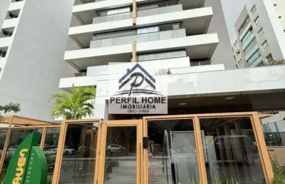 Apartamento mobiliado para locação em salvador, alphaville i, 1 dormitório, 1 suíte, 2 banheiros, 1 vaga
