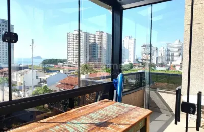 Cobertura com 4 suítes a venda em piçarras, finamente mobiliada