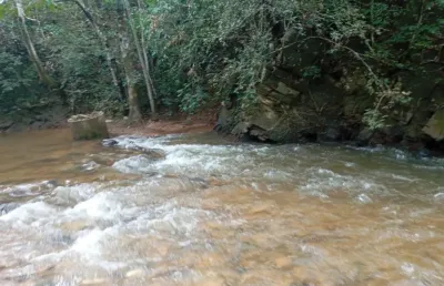 Chácara de 5 hectares com belíssimo rio de aguas cristalinas