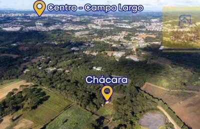 Chácara com 1 dormitório à venda, 18150 m² por r$ 650.000,00 - são caetano - balsa nova/pr