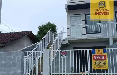 Casa com 2 dormitórios à venda, 77 m² por r$ 350.000,00 - jardim rivabem - campo largo/pr
