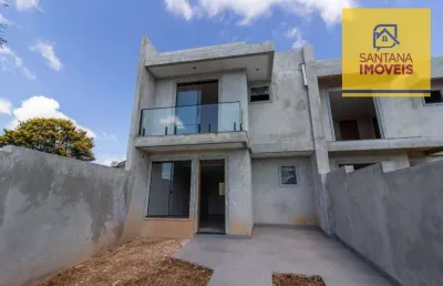 Sobrado com 3 dormitórios à venda, 89 m² por r$ 490.000,00 - conjunto águas claras - campo largo/pr
