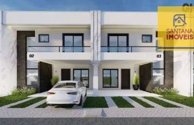 Sobrado com 3 dormitórios à venda, 137 m² por r$ 695.000 - loteamento são josé - campo largo/pr