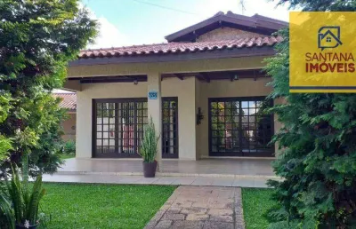 Casa com 3 dormitórios à venda, 380 m² por r$ 1.380.000,00 - jardim paraíso mineral - campo largo/pr