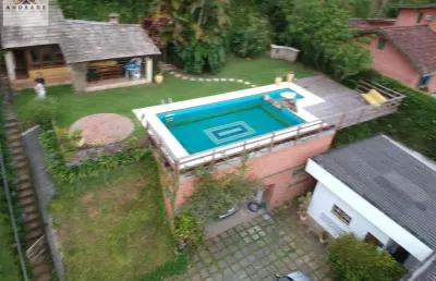 Casa para venda em teresópolis, albuquerque, 3 dormitórios, 2 suítes, 4 banheiros, 7 vagas