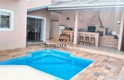 Casa sobrado com 3 dormitórios à venda, 240 m²  - condomínio lago da serra - araçoiaba da serra/sp