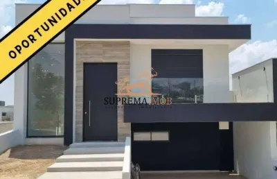 Casa sobrado com 3 suítes à venda, condomínio campos do conde ll