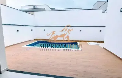 Casa térrea com piscina á venda , condomínio alphaville nova espalanada iii