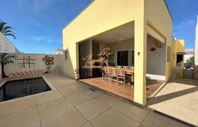 Casa de alto padrão com 3 suítes à venda - condomínio portal da primavera