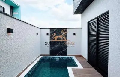 Casa térrea nova com 3 quartos á venda , horto florestal villagio-sorocaba