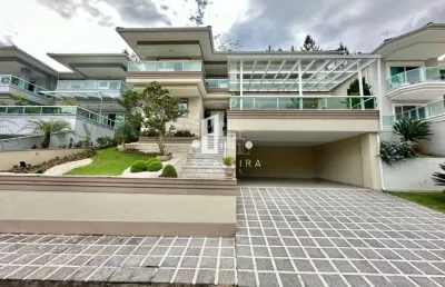 Casa em condomínio exclusivo de teresópolis-rj, 4 quartos, 4 suítes e 286,20m² - bairro pimenteiras