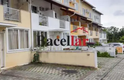 Casa em condomínio fechado com 4 quartos à venda na estrada do cafundá, taquara, rio de janeiro, 120 m2 por r$ 375.000
