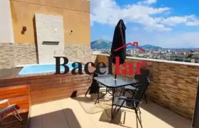 Cobertura com 2 quartos à venda na rua piauí, todos os santos, rio de janeiro, 100 m2 por r$ 790.000