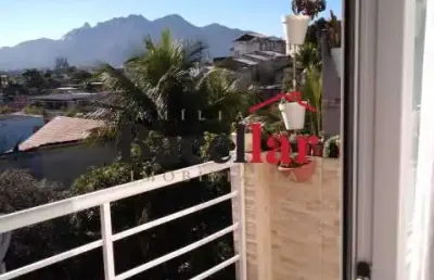 Casa em condomínio fechado com 2 quartos à venda na rua floreal, curicica, rio de janeiro, 59 m2 por r$ 277.000