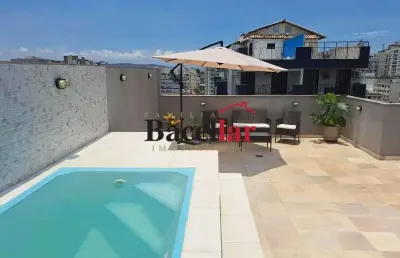 Cobertura com 3 quartos à venda na rua magalhães couto, méier, rio de janeiro, 232 m2 por r$ 900.000