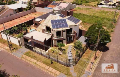 Sobrado com 3 dormitórios à venda, 224 m² por r$ 1.400.000,00 - classe a - navirai/ms