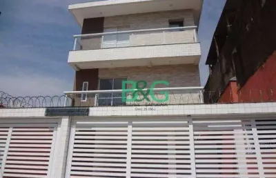 Sobrado com 3 dormitórios à venda, 92 m² por r$ 350.000,00 - catiapoã - são vicente/sp