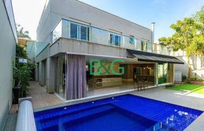 Casa com 3 dormitórios à venda, 600 m² por r$ 7.200.000,00 - chácara santo antônio - são paulo/sp