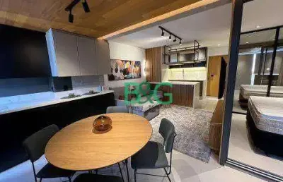 Studio com 1 dormitório, 45 m² - venda por r$ 1.900.000,00 ou aluguel por r$ 13.300,00/mês - vila nova conceição - são paulo/sp