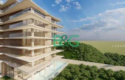 Apartamento duplex com 5 dormitórios à venda, 562 m² por r$ 48.080.000,00 - praia brava - itajaí/sc