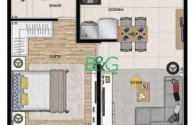 Studio à venda, 35 m² por r$ 315.000,00 - mooca - são paulo/sp