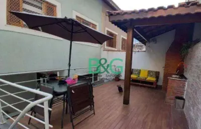 Sobrado com 3 dormitórios à venda, 100 m² por r$ 680.000,00 - vila rio de janeiro - guarulhos/sp