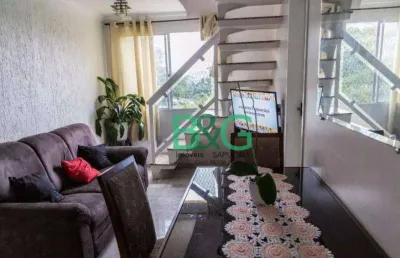 Cobertura com 4 dormitórios à venda, 100 m² por r$ 499.000,00 - vila carmosina - são paulo/sp