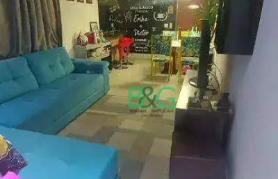 Cobertura com 2 dormitórios à venda, 134 m² por r$ 520.000,00 - vila homero thon - santo andré/sp