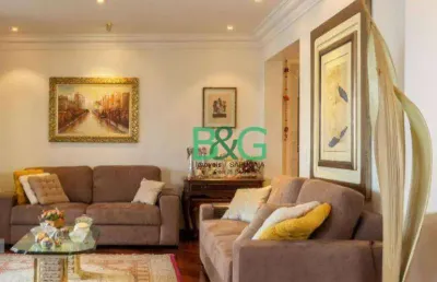 Apartamento com 4 dormitórios à venda, 200 m² por r$ 2.850.000,00 - moema pássaros - são paulo/sp